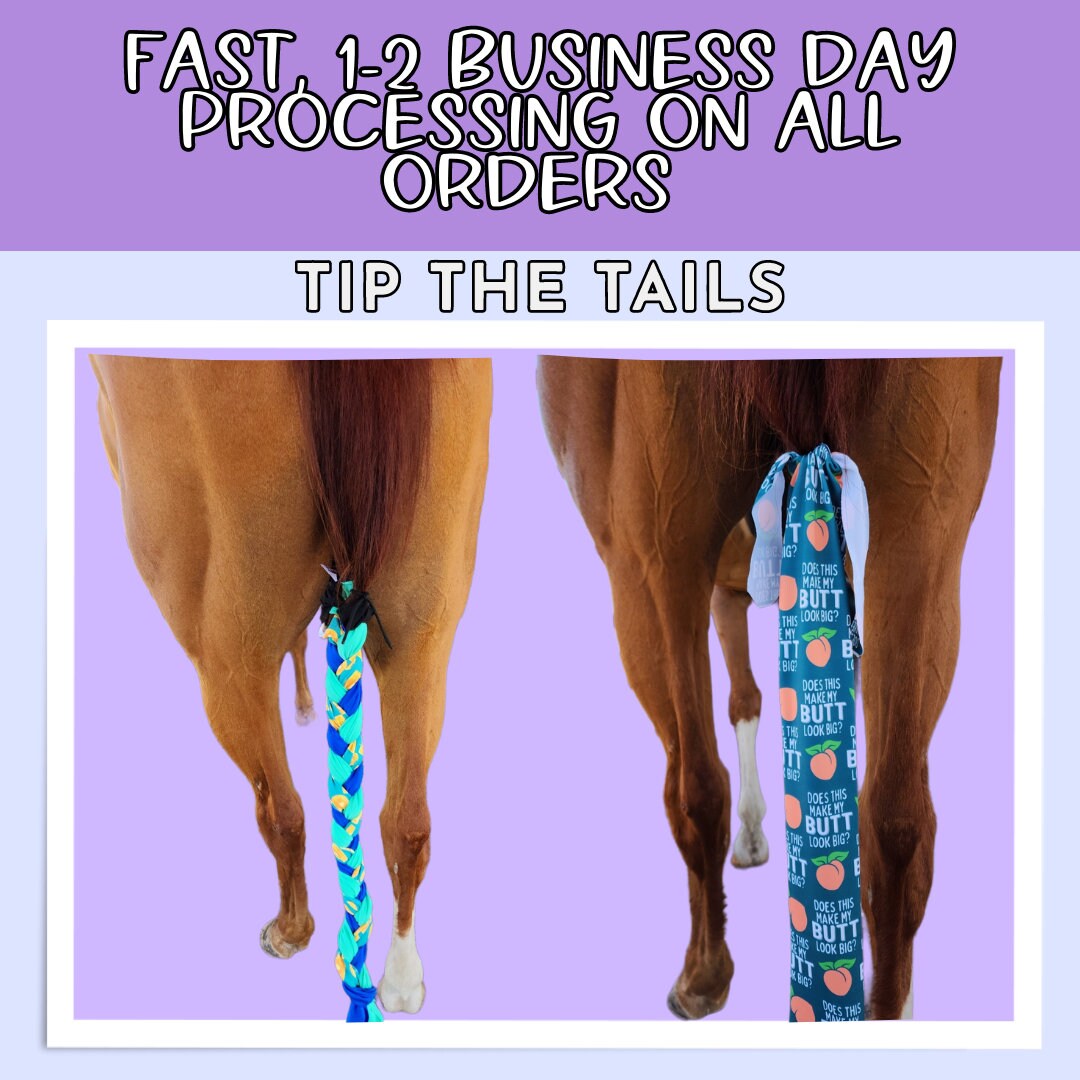 Horse Foodie Equine Tail Bag SET-Tip The Tails
