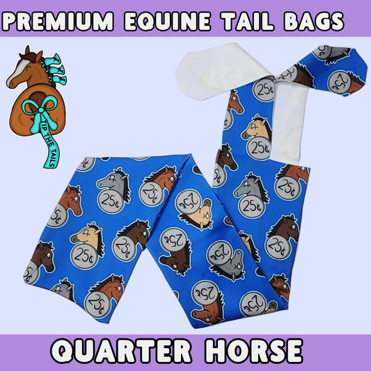 Quarter Horse Equine Tail Bag-Tip The Tails