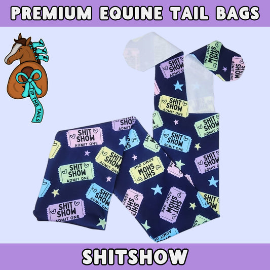 Tickets to the Shit Show Equine Tail Bag-Tip The Tails