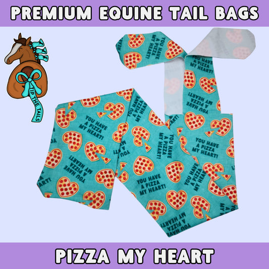 Pizza My Heart Equine Tail Bag-Tip The Tails