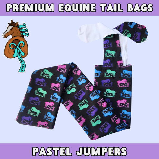 Show Jumping Equine Tail Bag-Tip The Tails