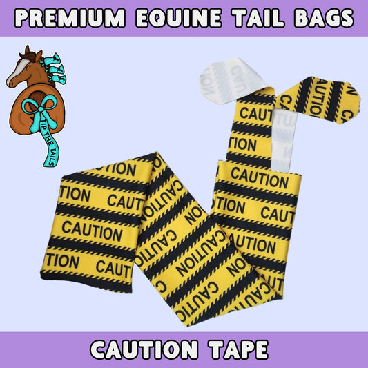 Caution Tape Tail Bag