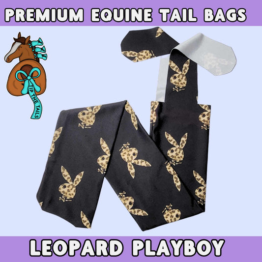 Leopard Bunny Equine Tail Bag-Tip The Tails