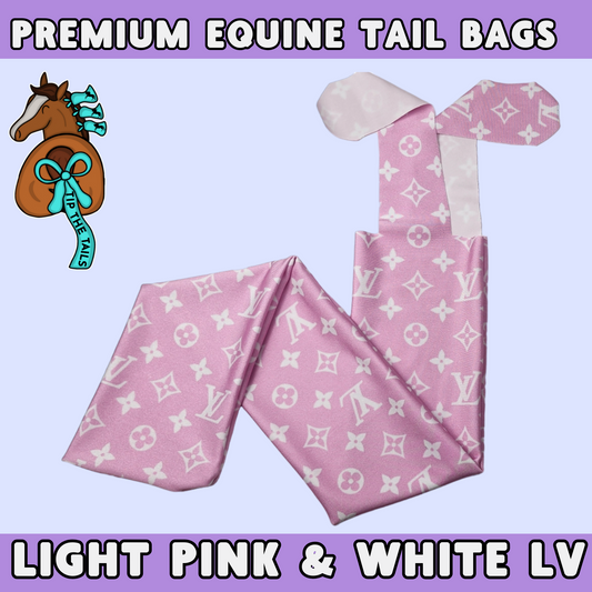 Light Pink LV Equine Tail Bag-Tip The Tails