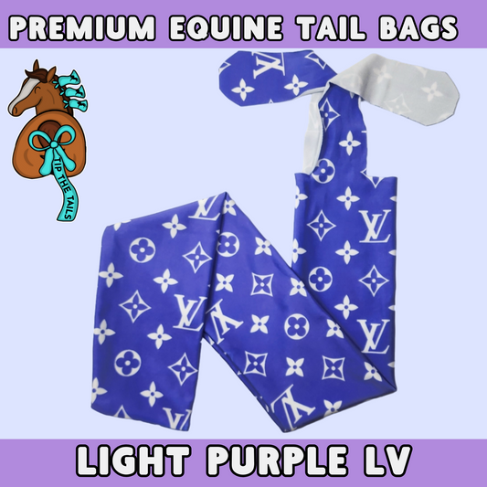 Light Purple LV Equine Tail Bag-Tip The Tails