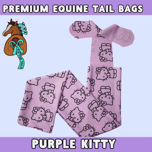 Purple HK Equine Tail Bag-Tip The Tails