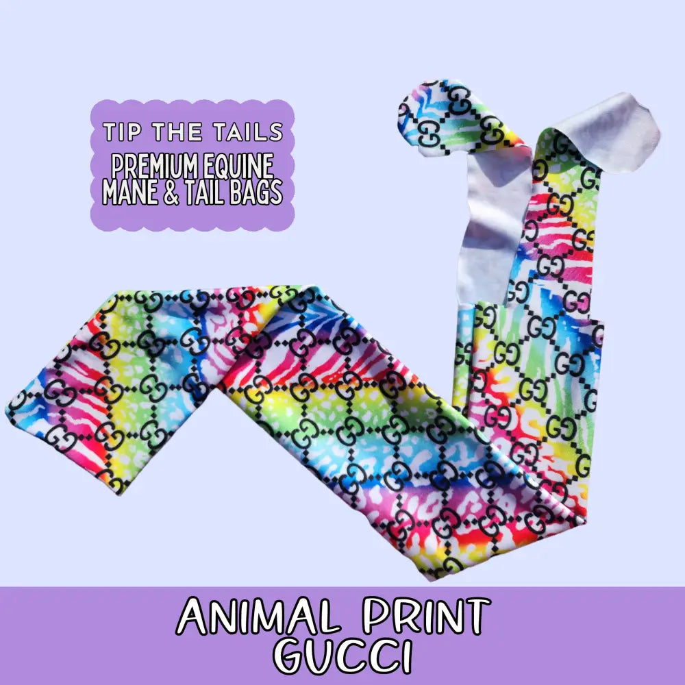 Rainbow Animal Print GG Tail Bag - Tip The Tails