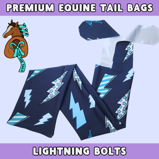 Lightning Bolt Equine Tail Bag
