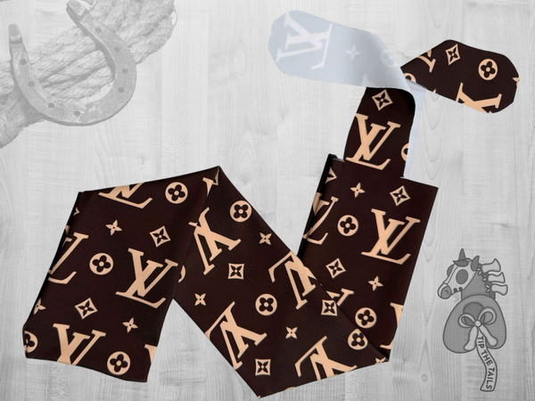 Brown LV Equine Tail Bag