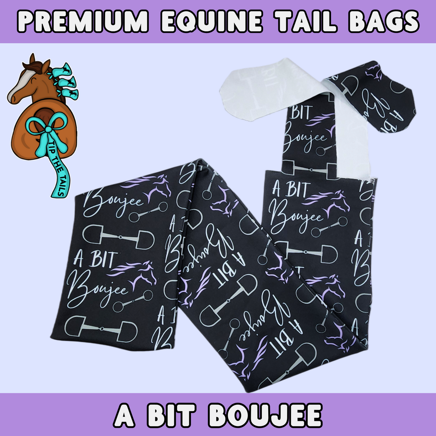 A Bit Boujee Equine Tail Bag-Tip The Tails
