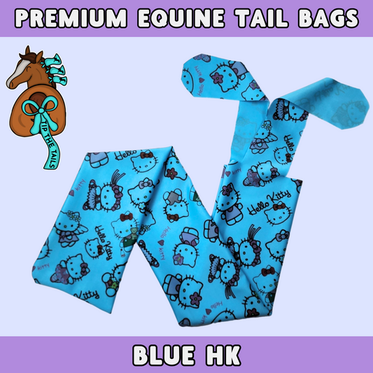 Blue HK Adventure Equine Tail Bag-Tip The Tails