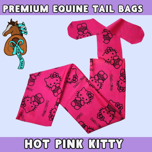 Hot Pink HK Equine Tail Bag-Tip The Tails