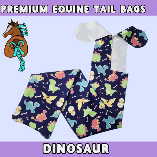 Dinosaur Equine Tail Bag-Tip The Tails