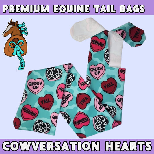 Cowboy Conversation Hearts Equine-Tip The Tails
