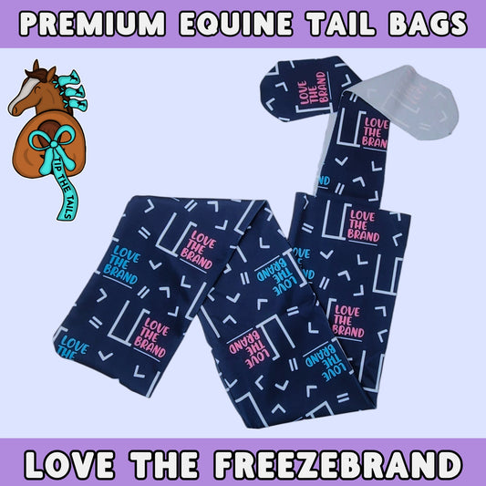 Love The Brand BLM Mustang Freezebrand Equine Tail Bag-Tip The Tails