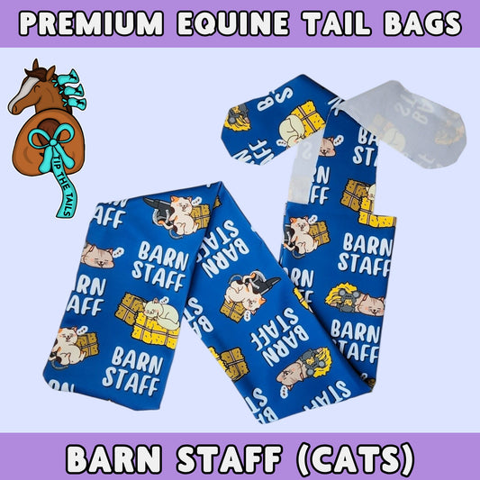 Barn Staff Cat Equine Tail Bag-Tip The Tails