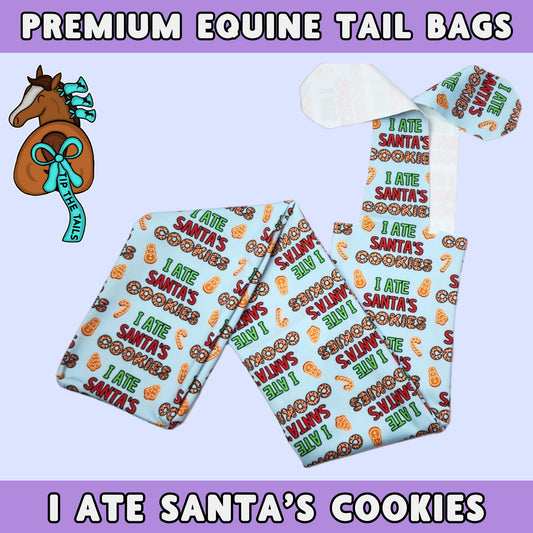 I Ate Santa's Cookies Holiday Equine Tail Bag-Tip The Tails