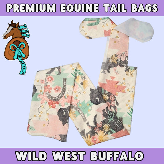Western Buffalo Equine Tail Bag-Tip The Tails