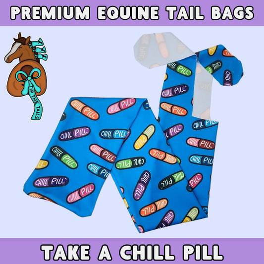 Take a Chill Pill Equine Tail Bag-Tip The Tails