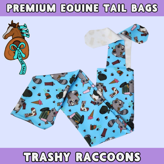 Raccoon Equine Tail Bag-Tip The Tails