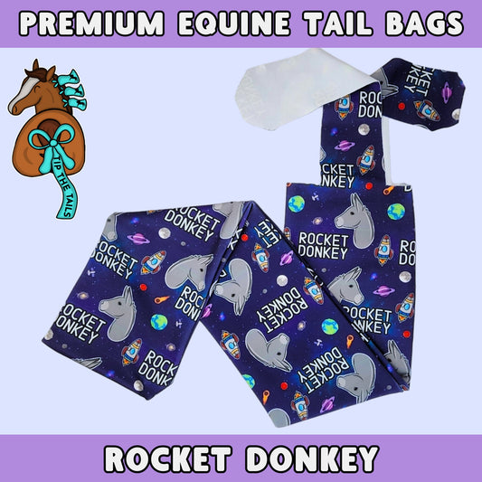 Rocket Doneky Equine Tail Bag-Tip The Tails