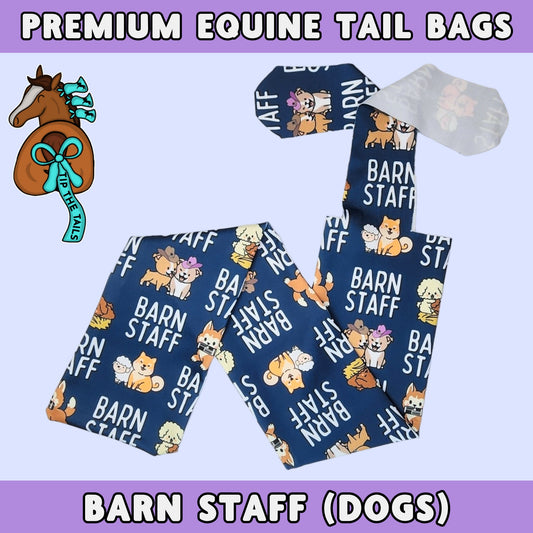 Barn Staff Dog Equine Tail Bag