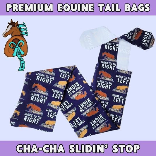 Cha-Cha Sliding Stop Equine Tail Bag-Tip The Tails