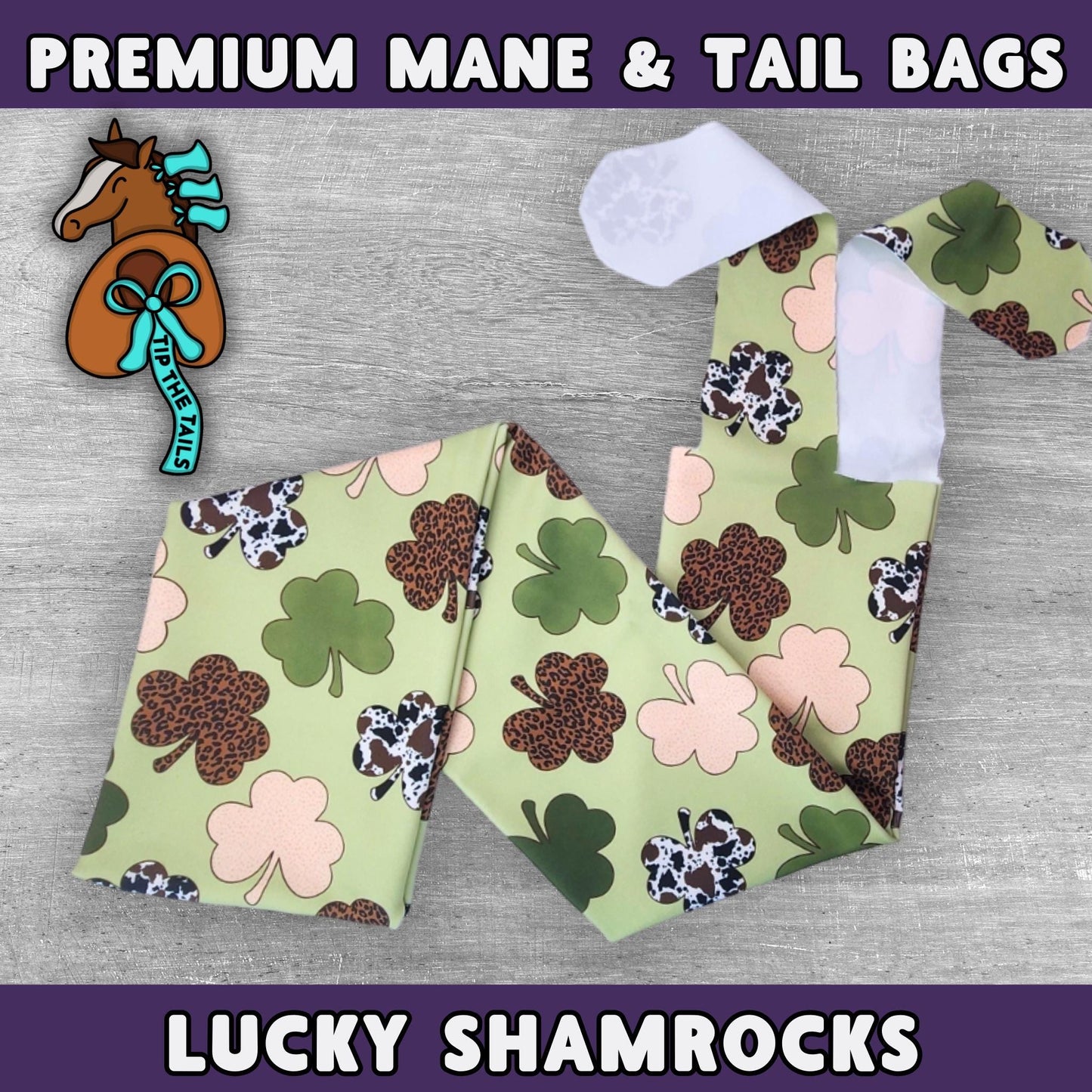 Feeling Lucky Equine Tail Bag