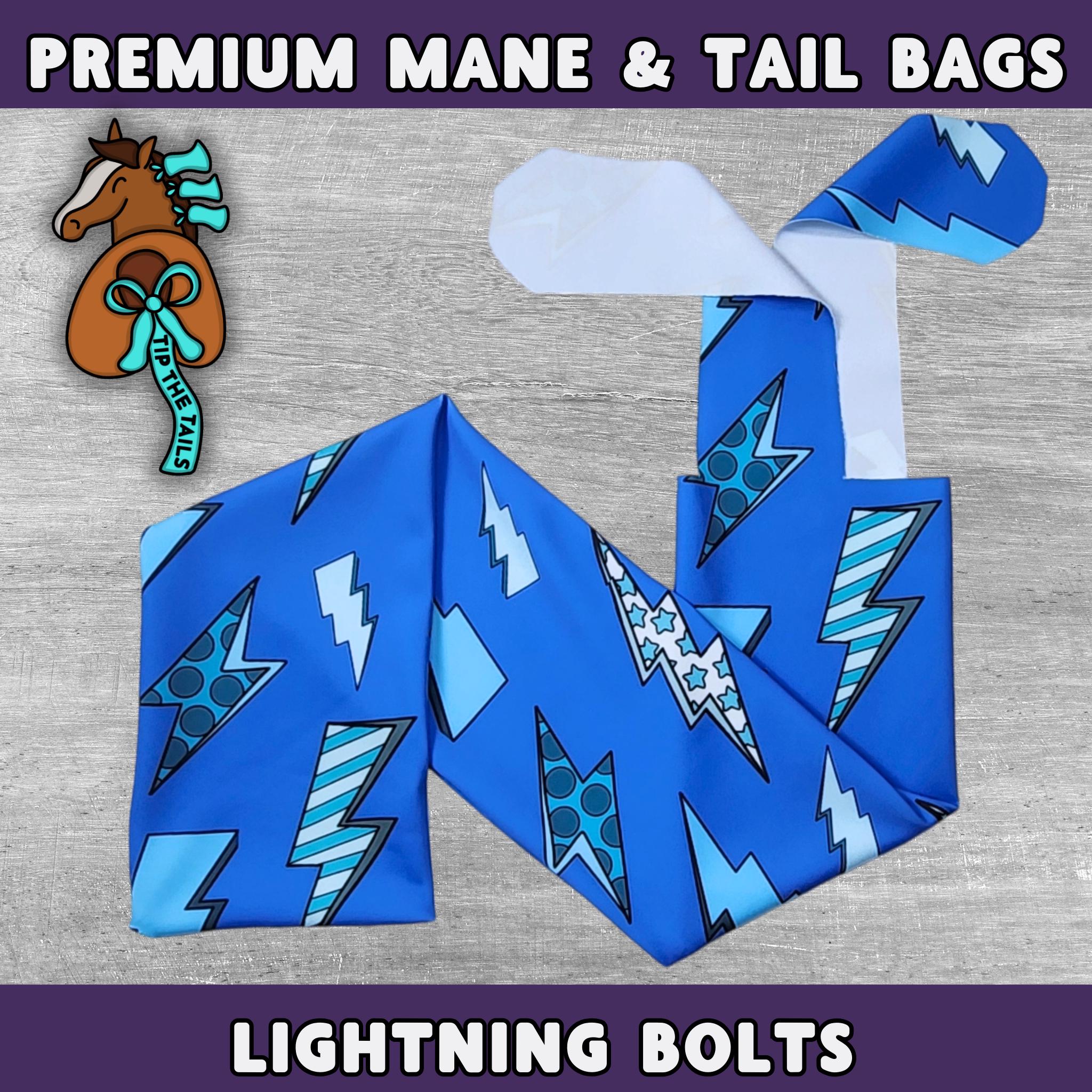 Lightning Bolt Equine Tail Bag