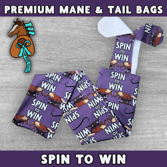 Spin To Win Equine Tail Bag