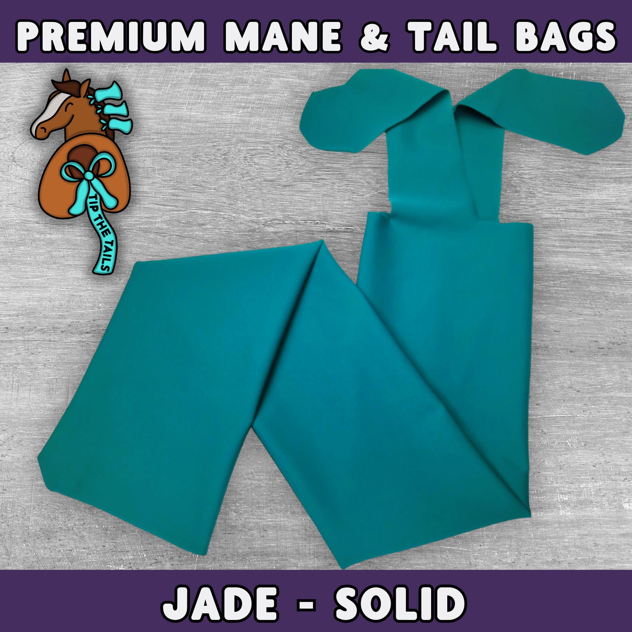 Solid Jade Equine Tail Bag