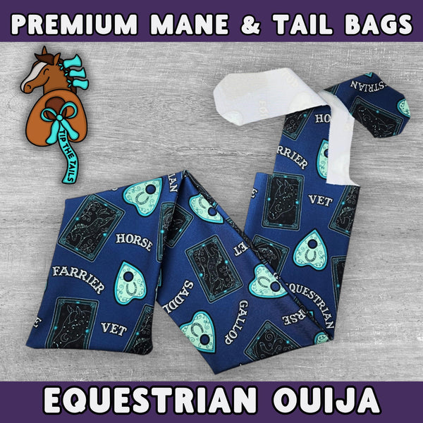 Equestrian Ouija Halloween Equine Tail Bag
