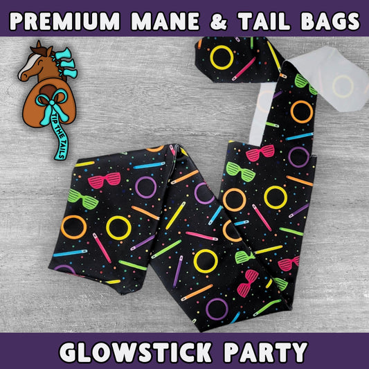 Glowstick Rave Equine Tail Bag