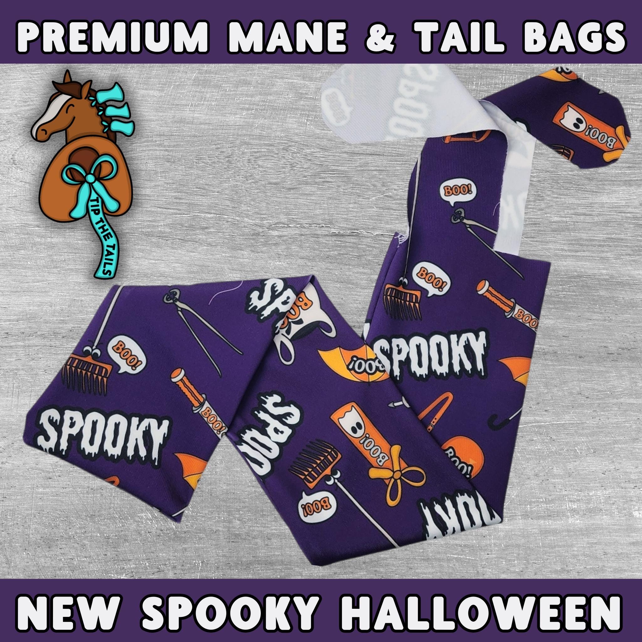 NEW Spooky Halloween Equine Tail Bag