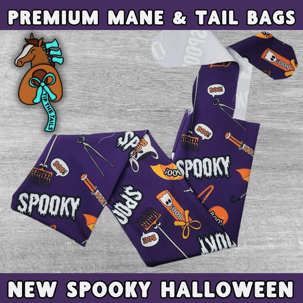 NEW Spooky Halloween Equine Tail Bag