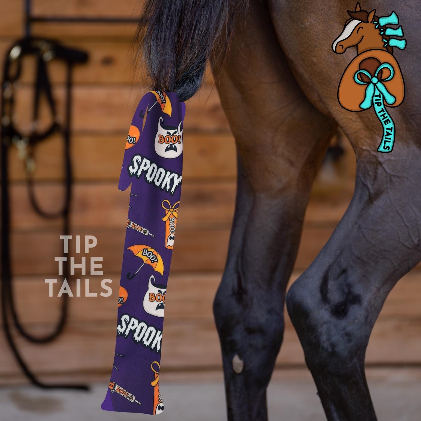 NEW Spooky Halloween Equine Tail Bag