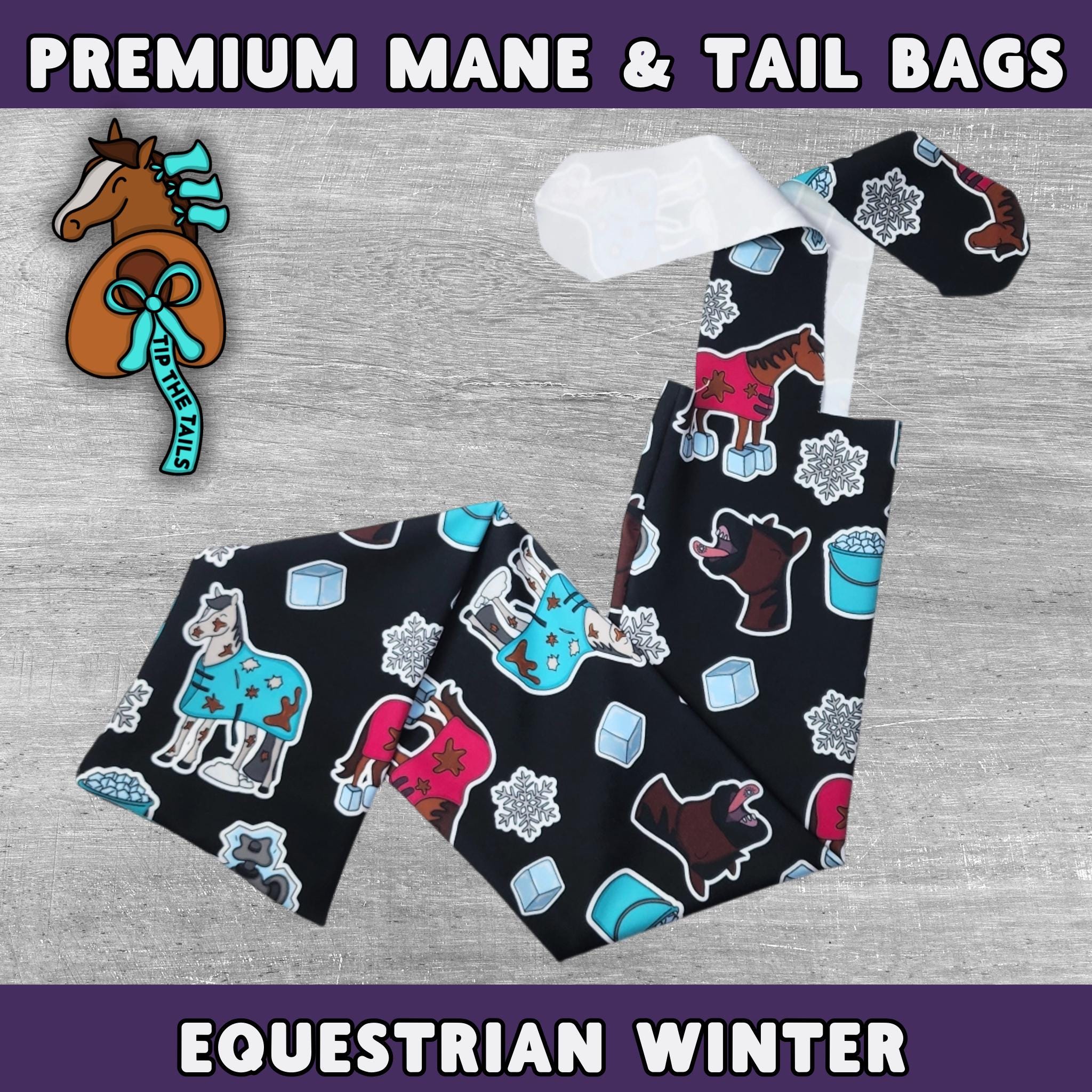 Equestrian Winter Equine Tail Bag