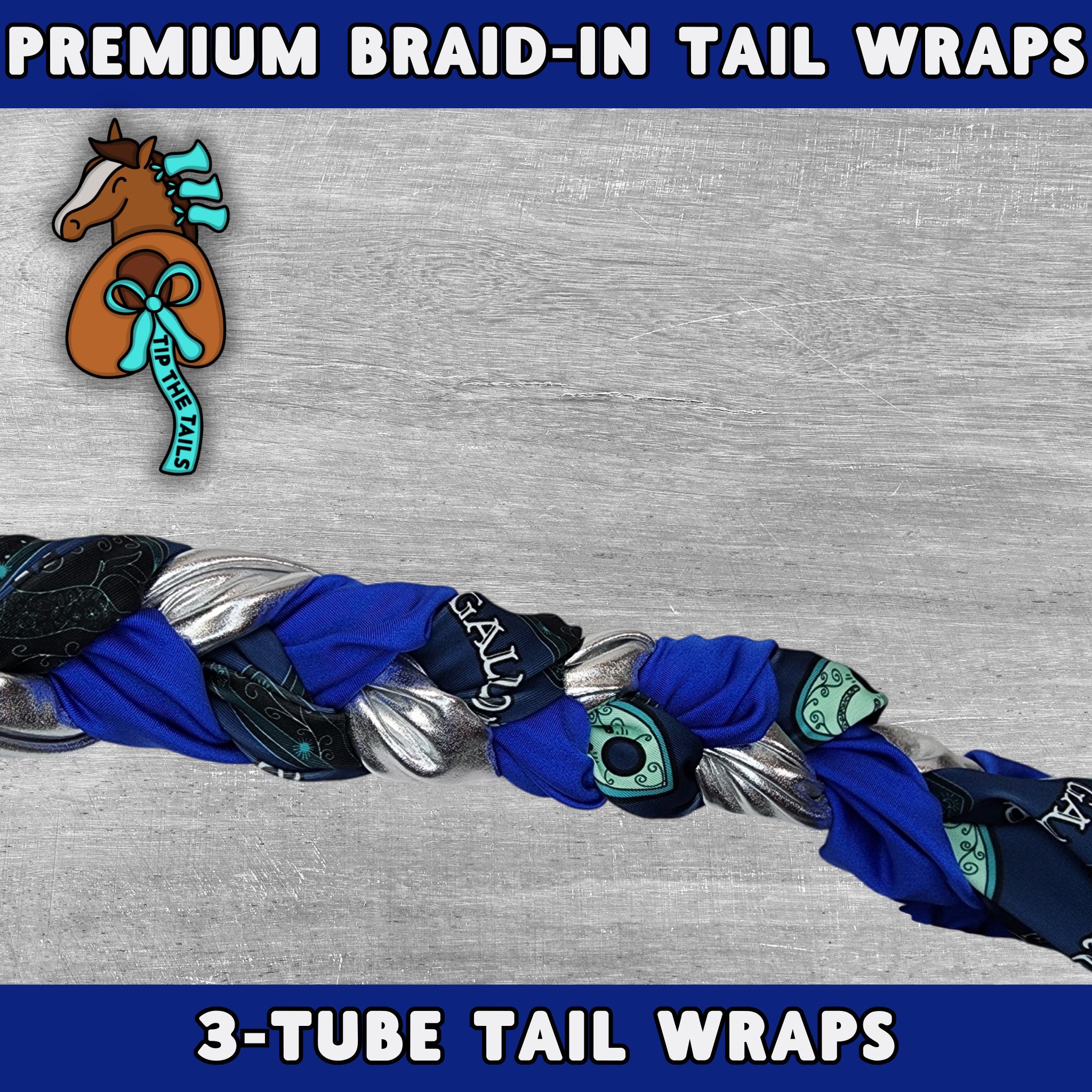 Tarot 3-Tube Braid-In Tail Wrap