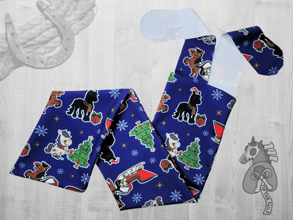 Christmas Horses Equine Tail Bag