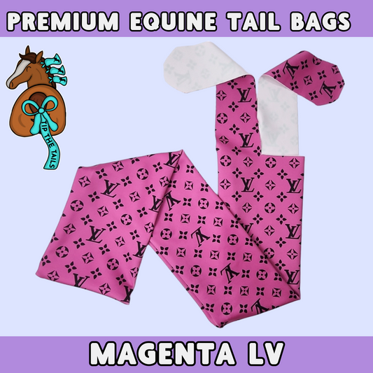Magenta LV Equine Tail Bag-Tip The Tails