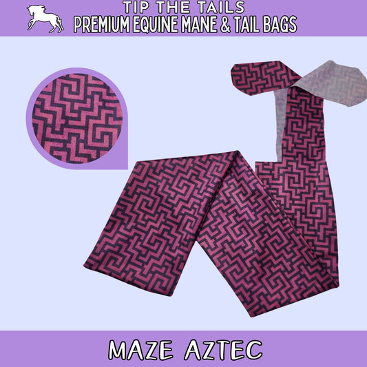 Maze Aztec Equine Tail Bag-Tip The Tails