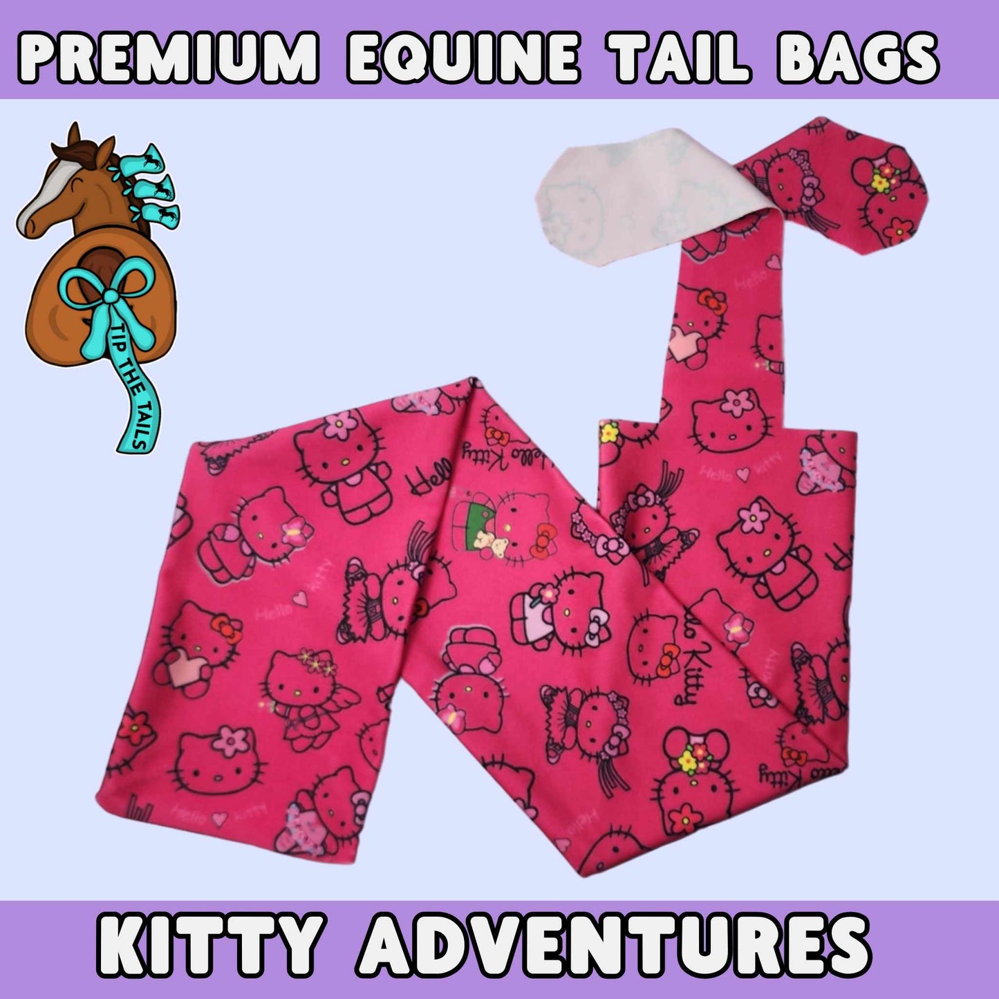 Pink HK Adventure Equine Tail Bag-Tip The Tails