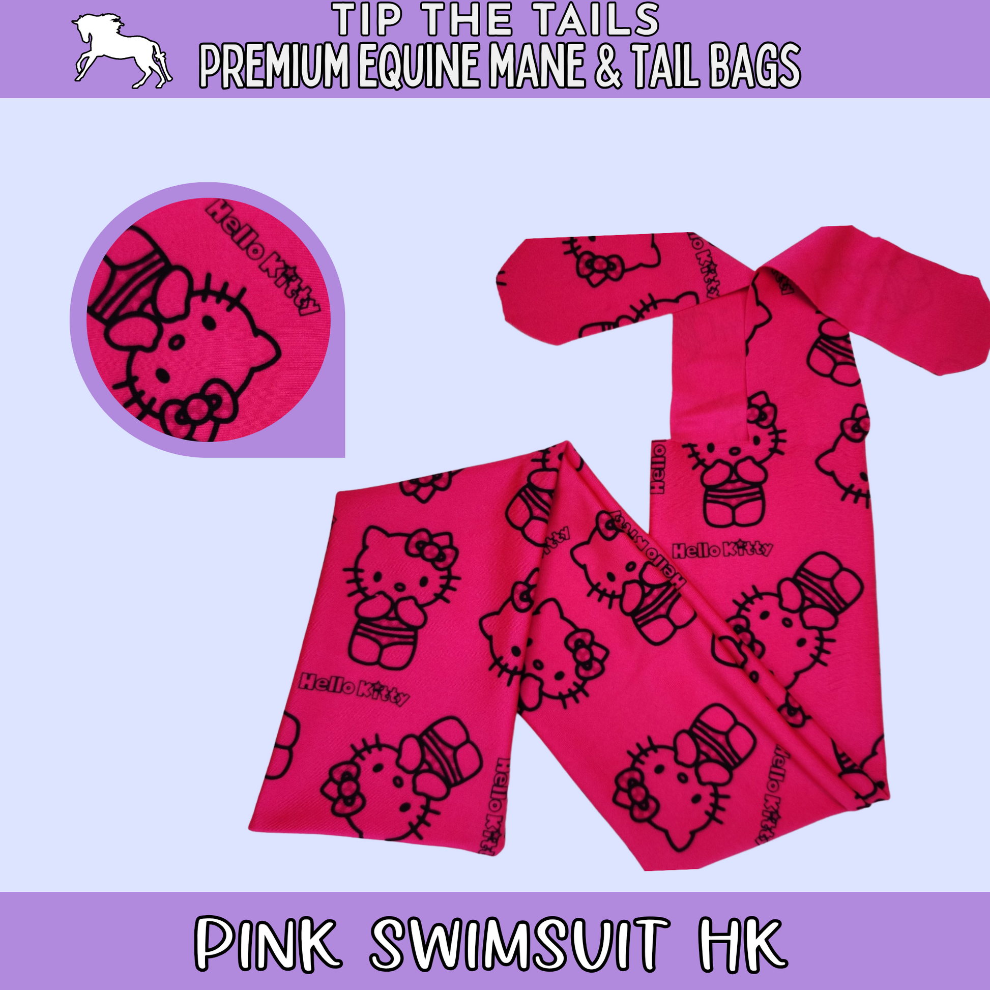 Pink Swimsuit HK Tail Bag - Tip The Tails