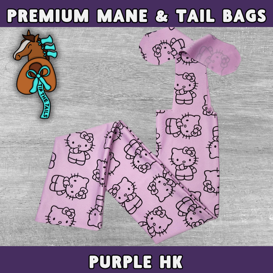 Purple HK Equine Tail Bag