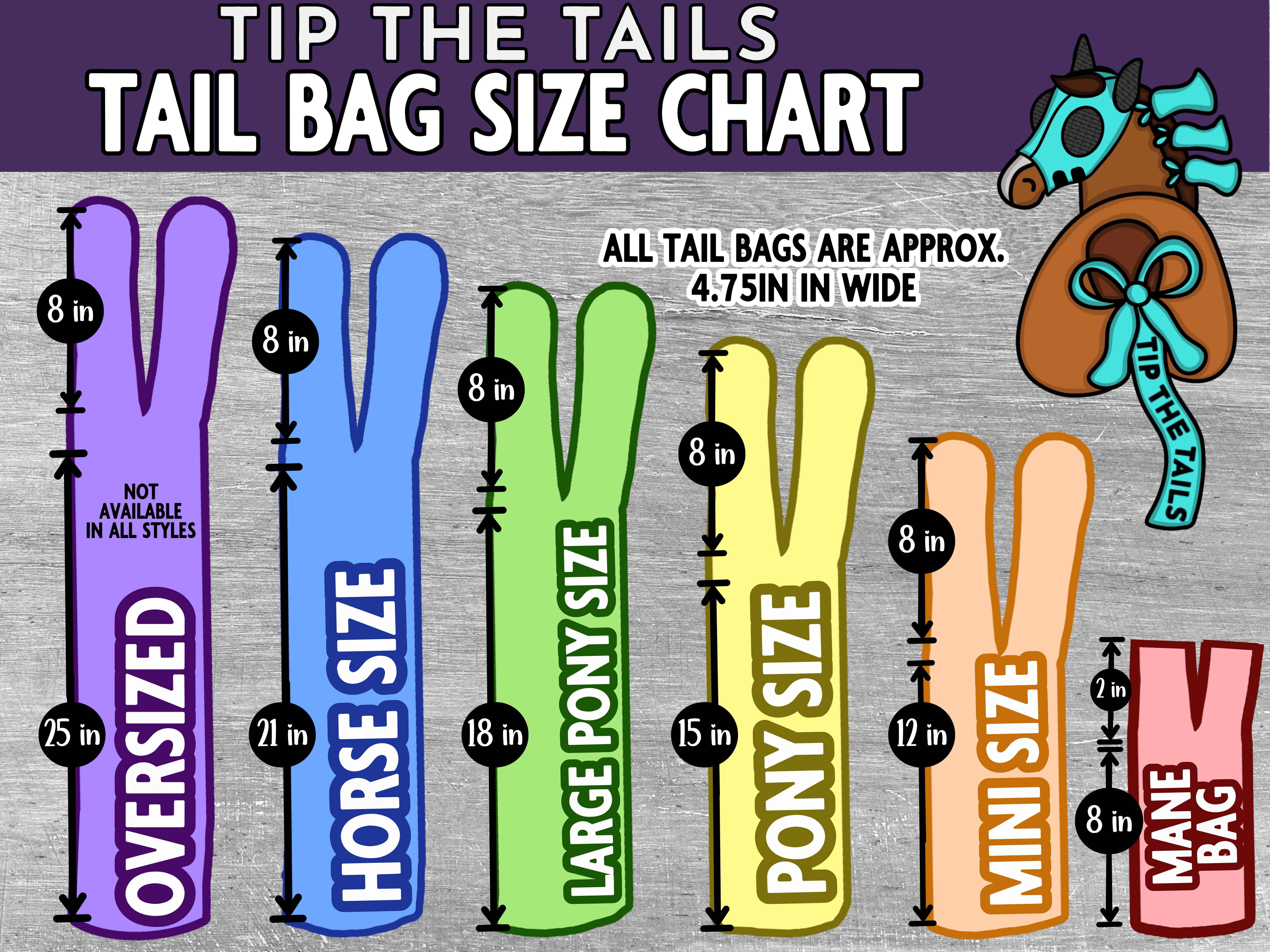 Royal Horses Equine Tail Bag (TIP-VIP Exclusive)