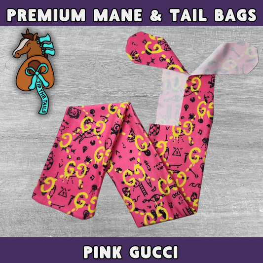 Pink GG Equine Tail Bag