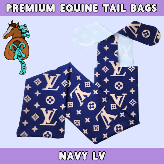 Navy LV Equine Tail Bag (TIP-VIP Exclusive)