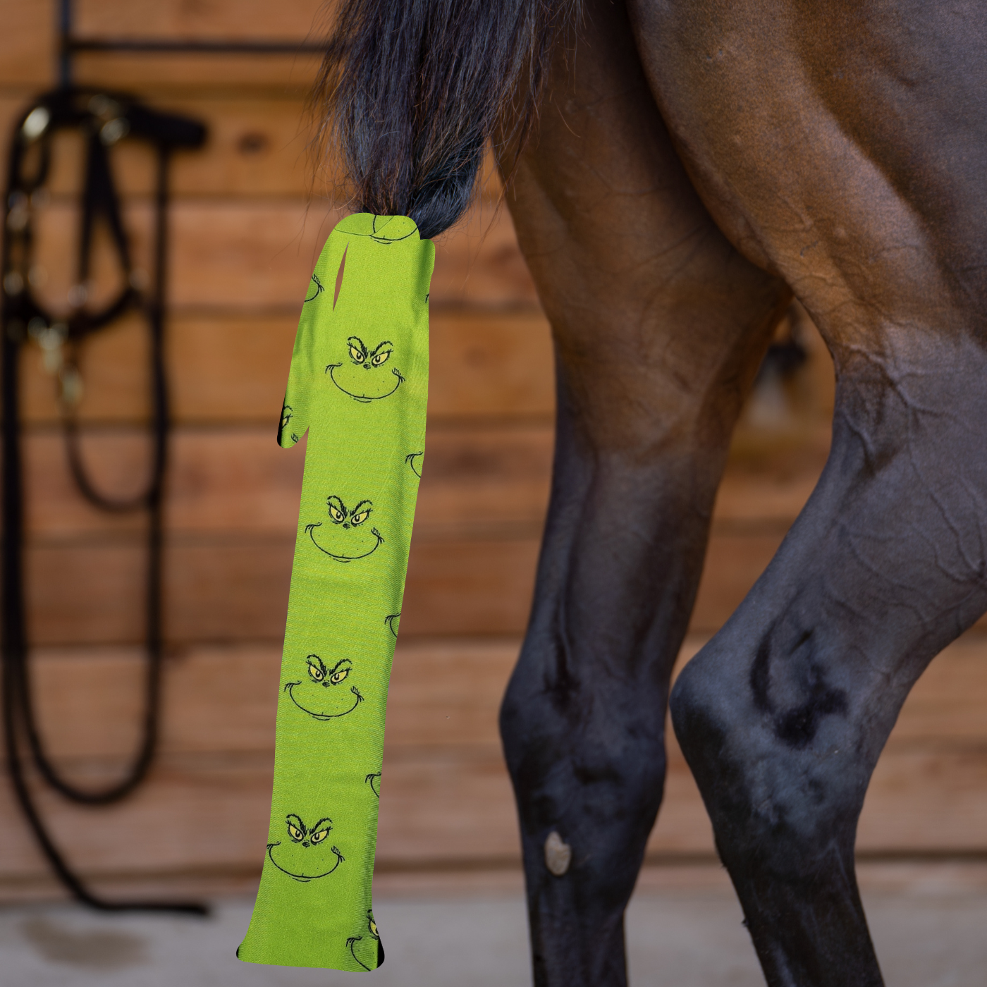 Grinchy Equine Tail Bag