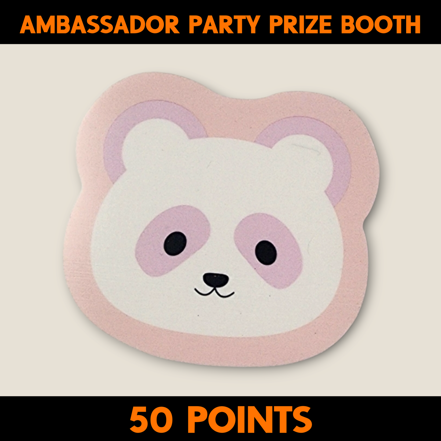 T106 - Giant Panda Eraser - 50 Points