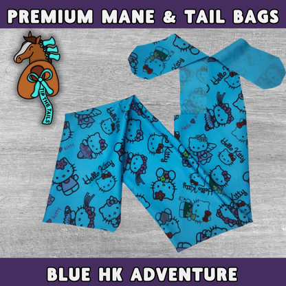 Blue HK Adventure Equine Tail Bag